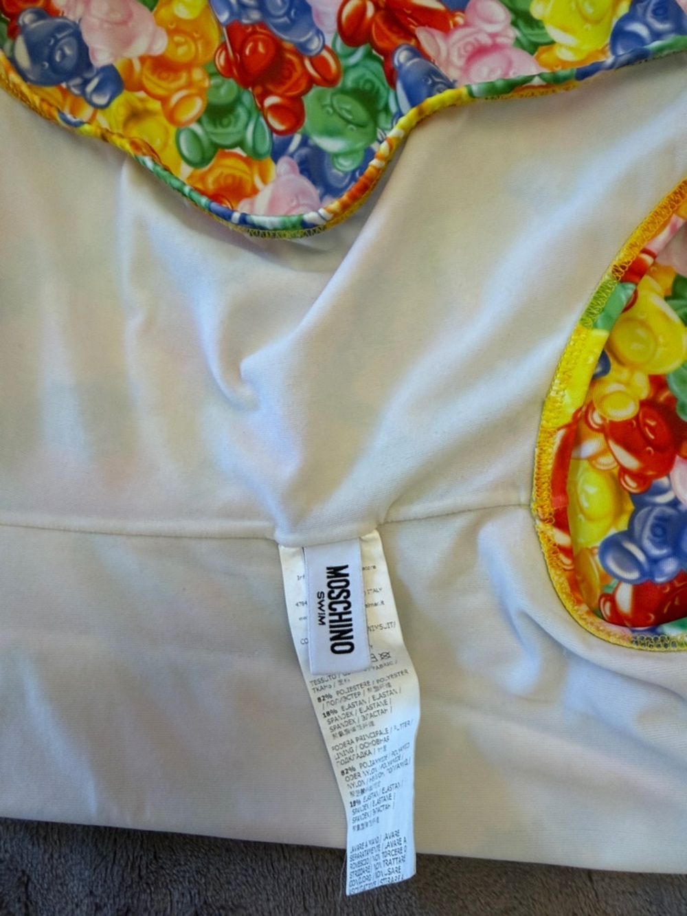 Moschino Multi-Color Floral Print One-Piece Swim - Picture 8 of 9